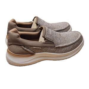 Skechers Hasting Marco Memory Foam Slip‑On Shoes Men’s 12 Khaki NWT